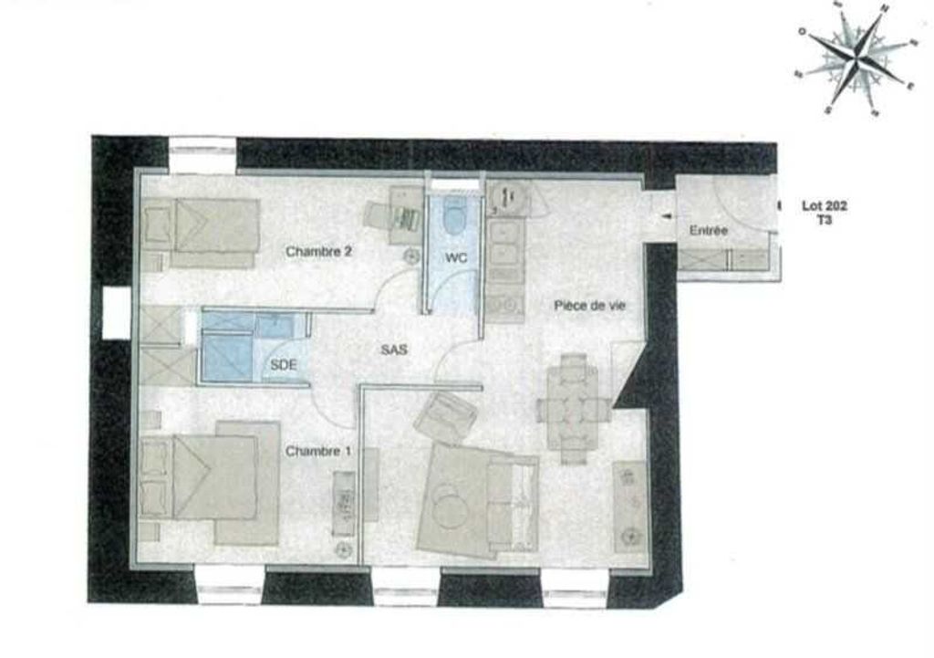 Achat appartement 3 pièces 58 m² - Meximieux