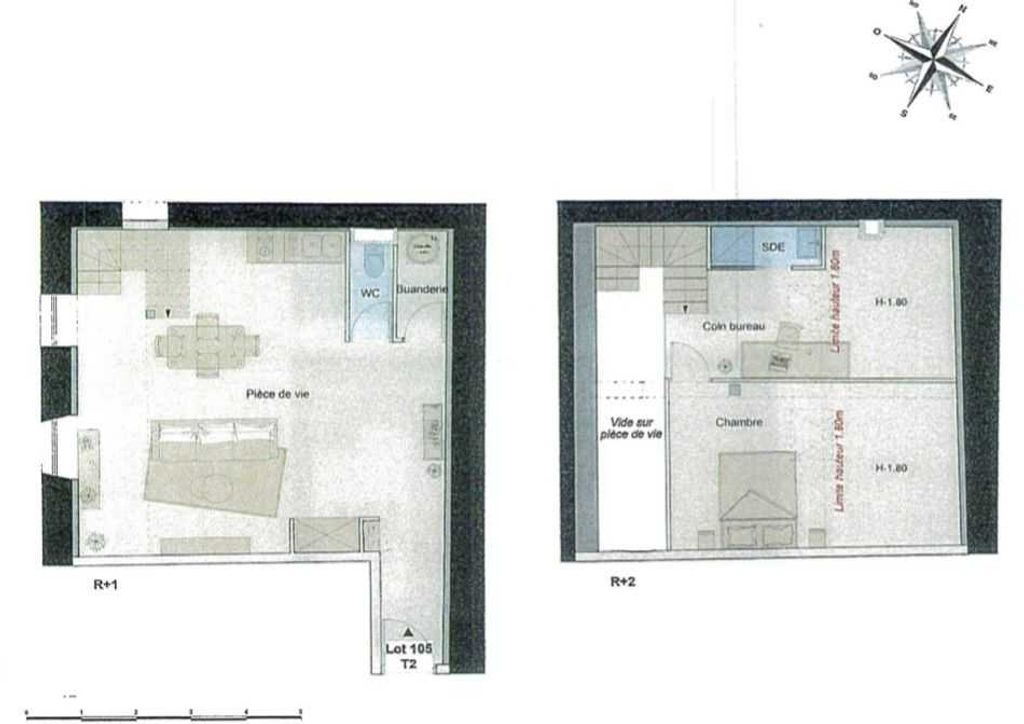 Achat duplex 2 pièces 62 m² - Meximieux