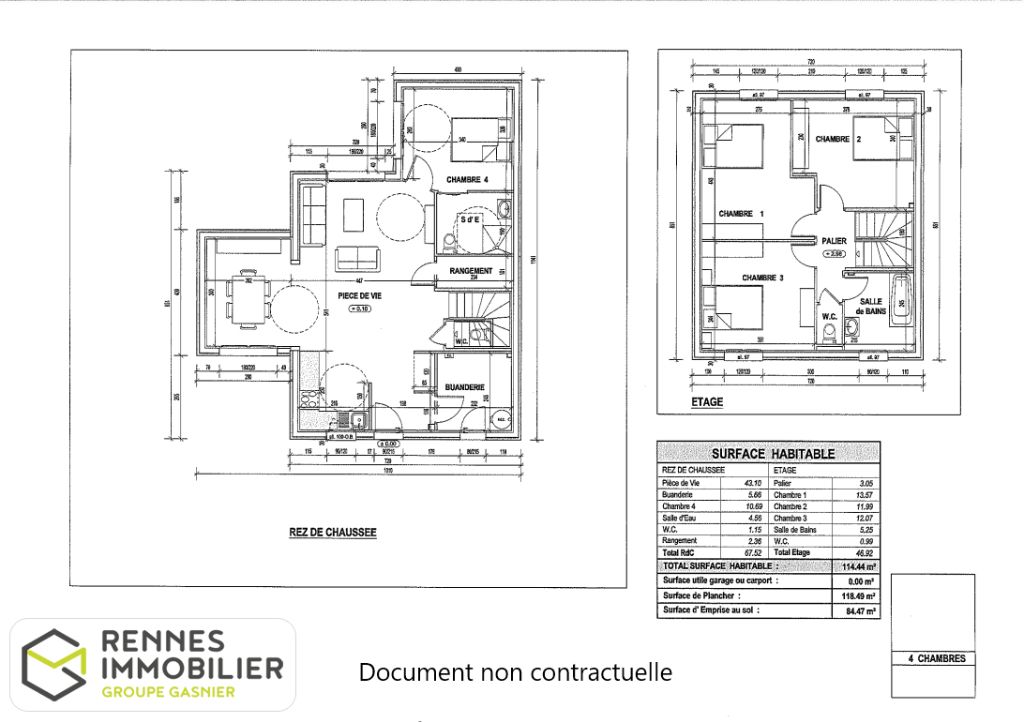 Achat maison 4 chambre(s) - Saint-Grégoire