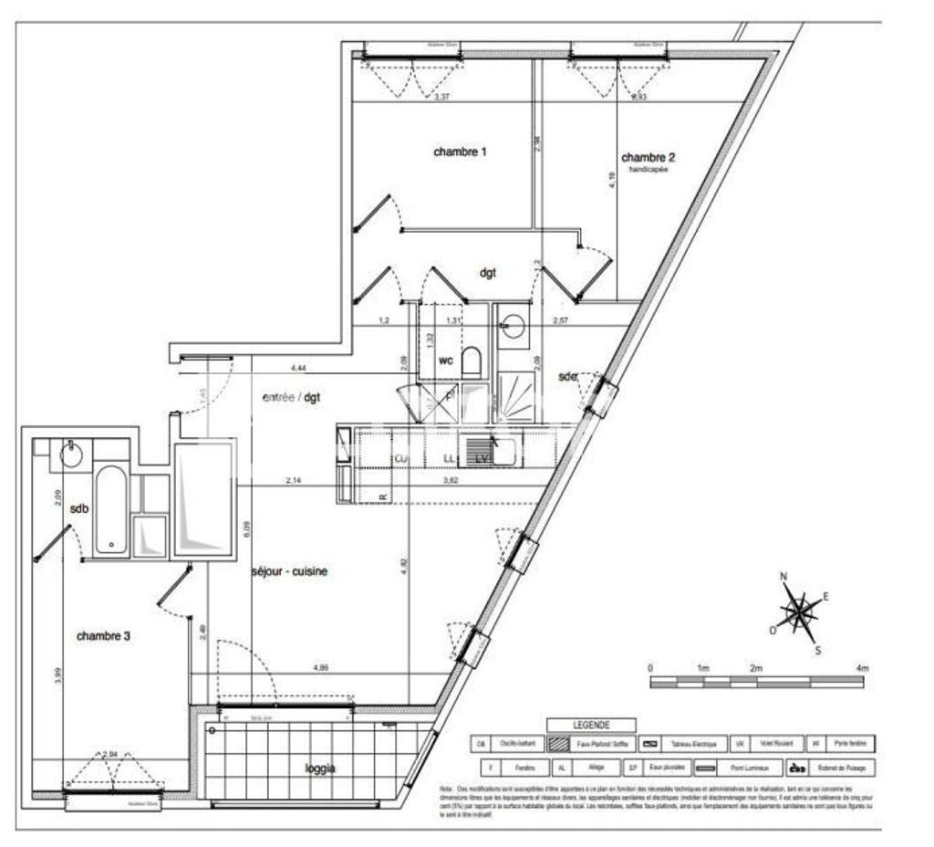 Achat appartement 4 pièces 83 m² - Vélizy-Villacoublay