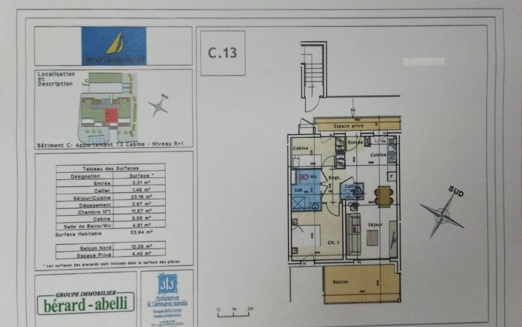 Achat appartement à vendre 3 pièces 53 m² - Savines-le-Lac