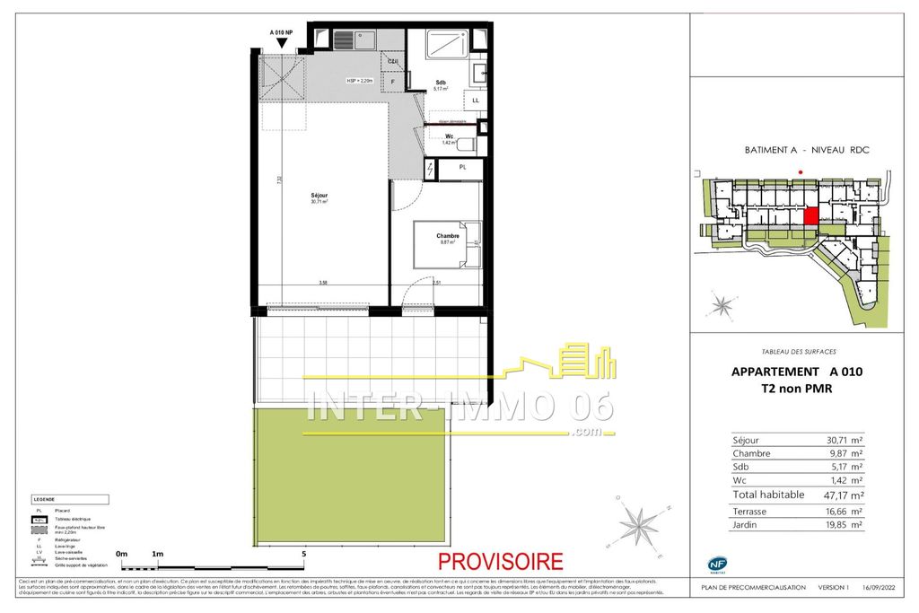 Achat appartement 2 pièce(s) Villeneuve-Loubet