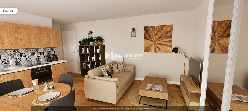 Achat appartement à vendre 2 pièces 36 m² - Chambéry