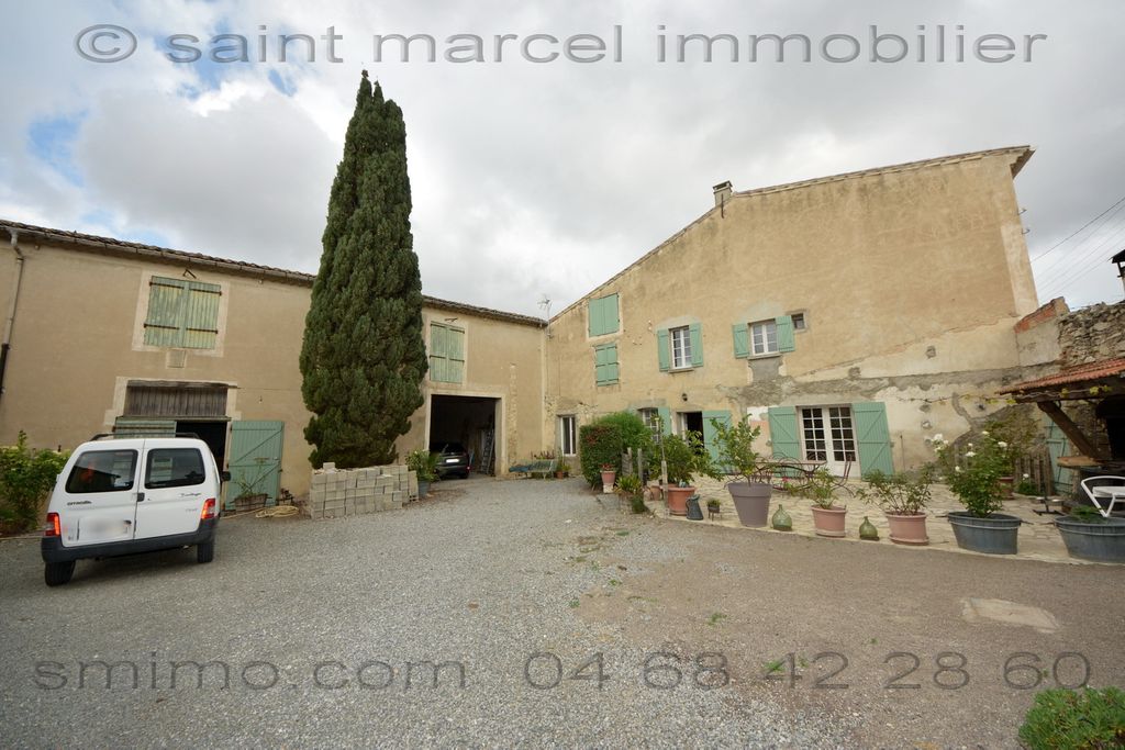 Achat maison à vendre 4 chambres 165 m² - Saint-Marcel-sur-Aude