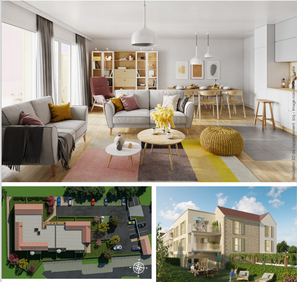 Achat appartement à vendre 3 pièces 67 m² - Survilliers