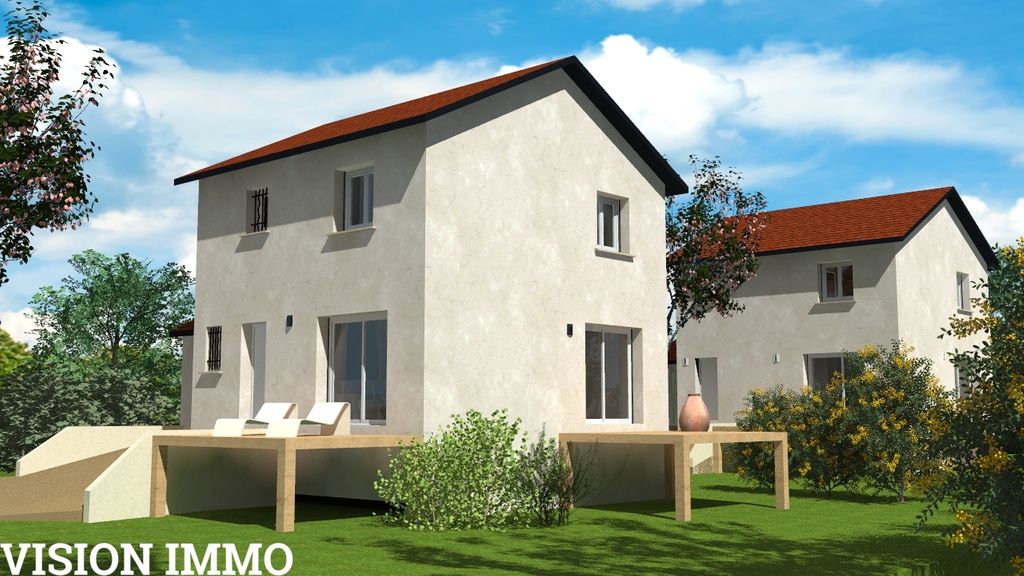 Achat maison à vendre 3 chambres 87 m² - Saint-Étienne-de-Crossey