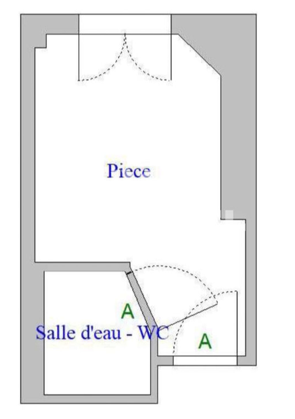 Achat studio 9 m² - Paris 16ème arrondissement