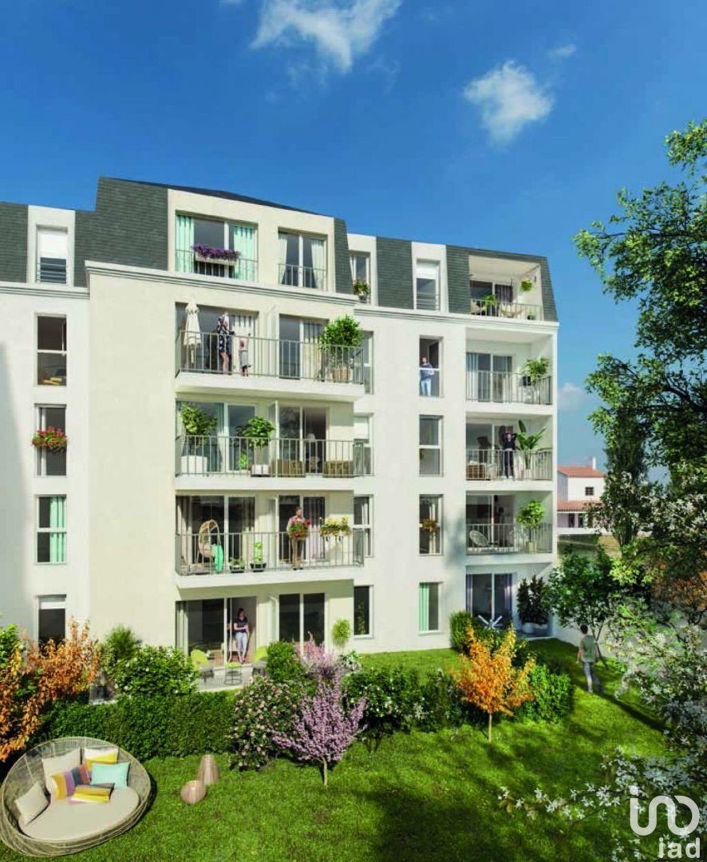 Achat appartement à vendre 4 pièces 86 m² - Aulnay-sous-Bois
