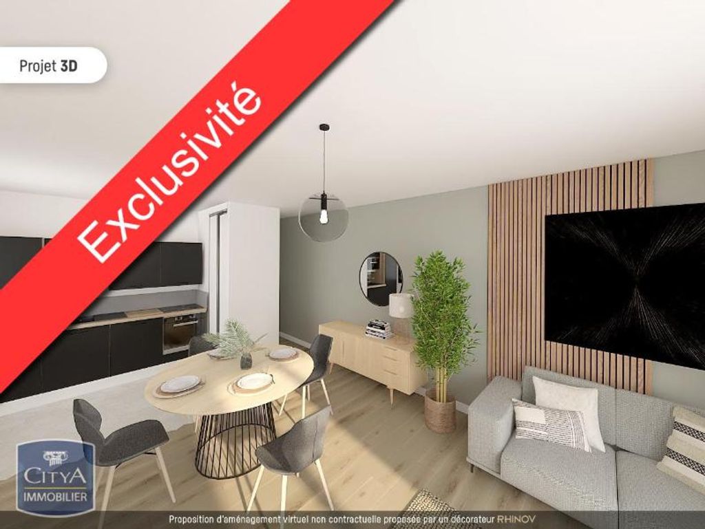 Achat appartement à vendre 2 pièces 39 m² - Bourg-en-Bresse