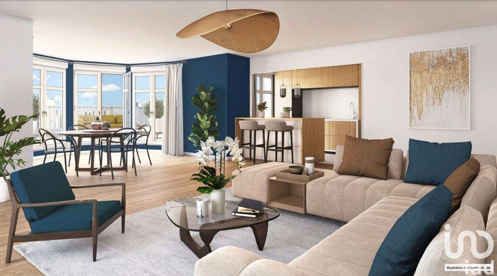 Achat appartement à vendre 4 pièces 99 m² - Clamart