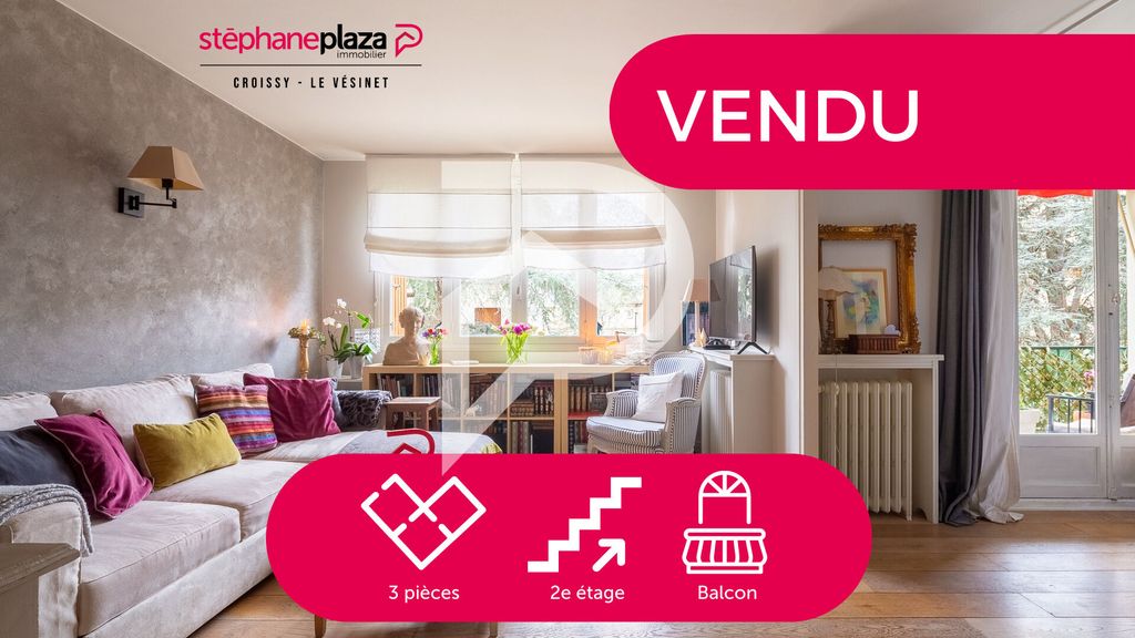 Achat appartement à vendre 3 pièces 64 m² - Le Vésinet