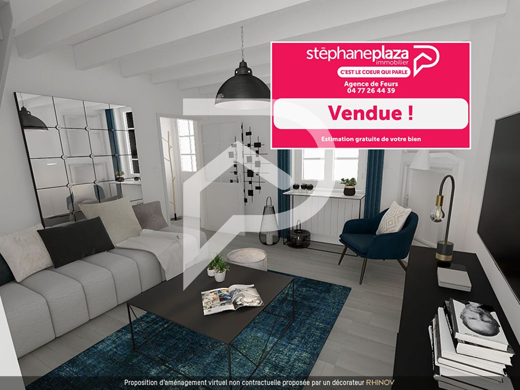 Achat maison à vendre 2 chambres 94 m² - Essertines-en-Donzy