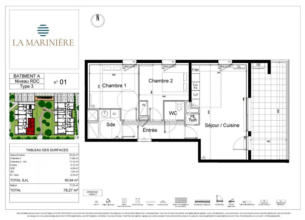 Achat appartement à vendre 3 pièces 61 m² - Le Barcarès