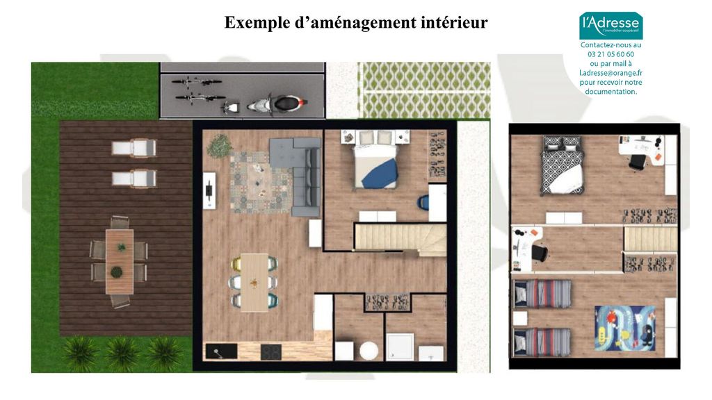 Achat maison à vendre 3 chambres 95 m² - Cucq