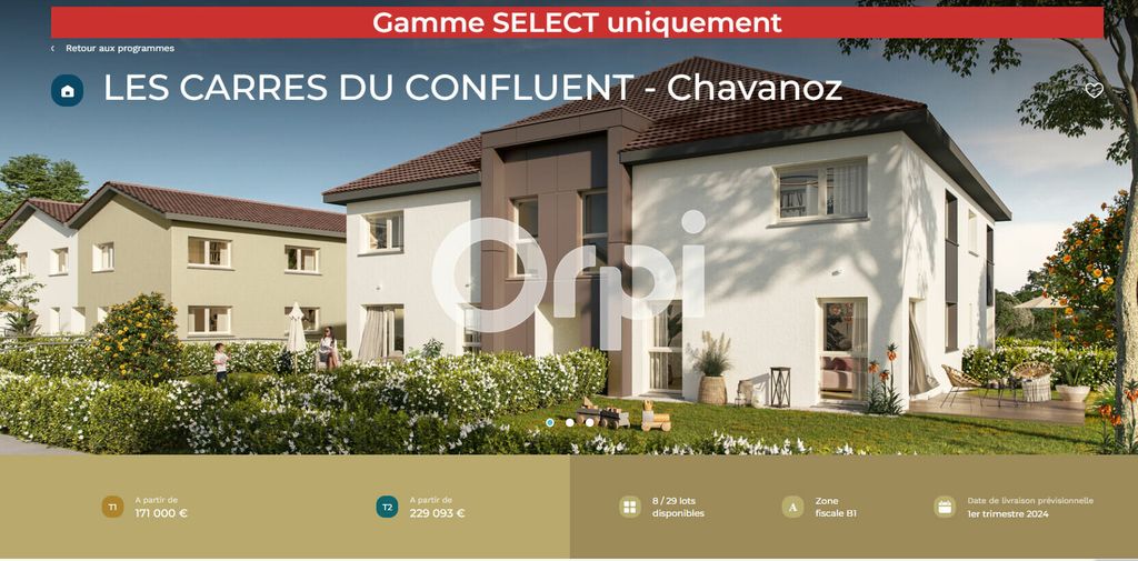 Achat duplex à vendre 2 pièces 48 m² - Chavanoz