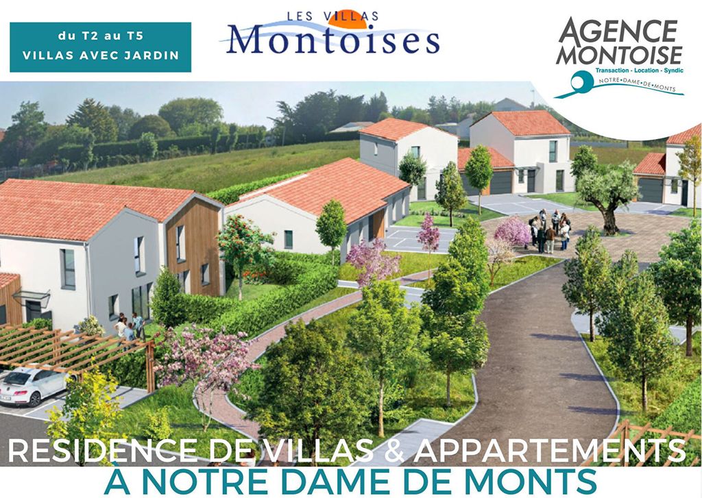 Achat maison à vendre 2 chambres 62 m² - Notre-Dame-de-Monts