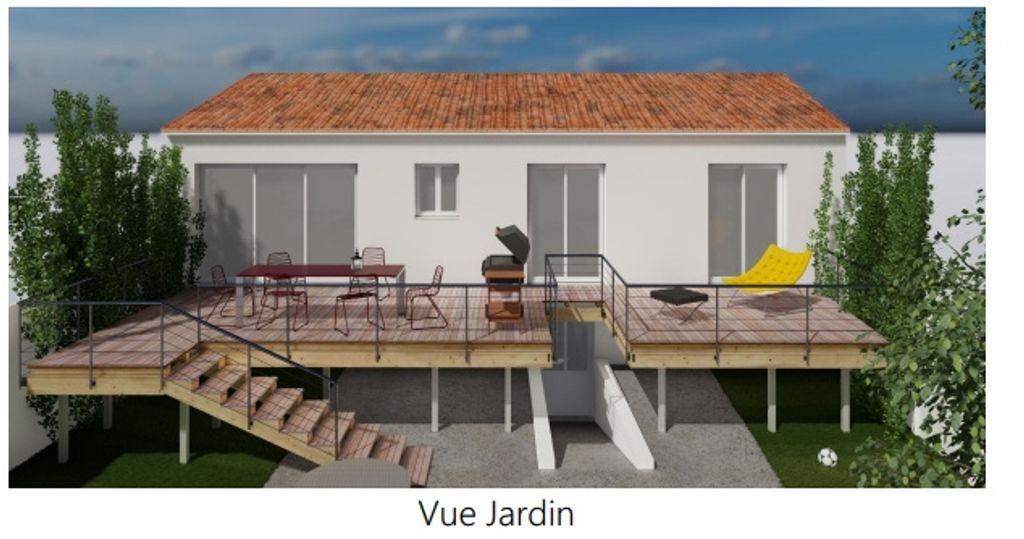 Achat maison à vendre 3 chambres 88 m² - Château-d'Olonne