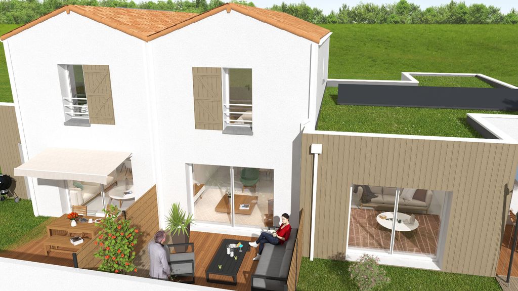 Achat maison à vendre 2 chambres 69 m² - Saint-Gilles-Croix-de-Vie