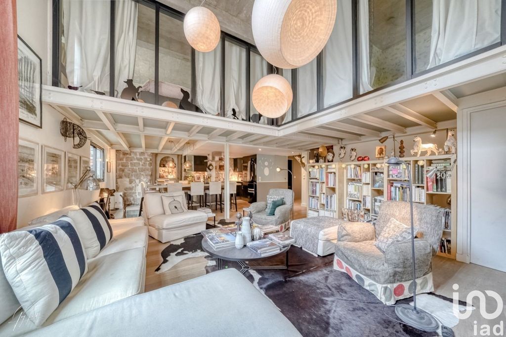 Achat loft à vendre 4 pièces 125 m² - Paris 19ème arrondissement