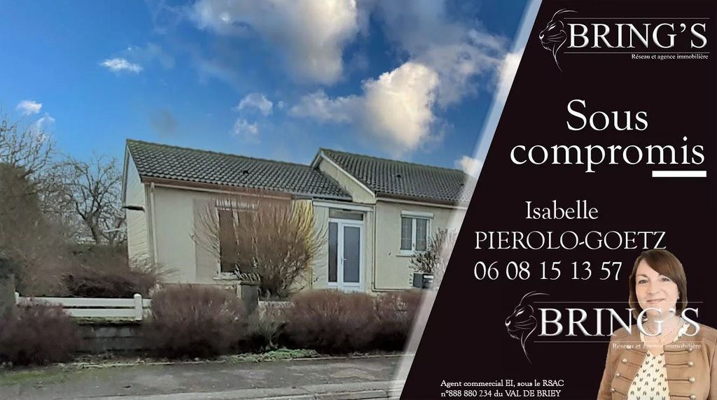 Achat maison à vendre 2 chambres 77 m² - Doncourt-lès-Conflans