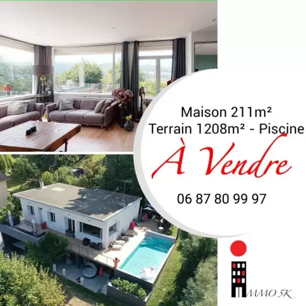 Achat maison à vendre 4 chambres 211 m² - Rochetaillée-sur-Saône