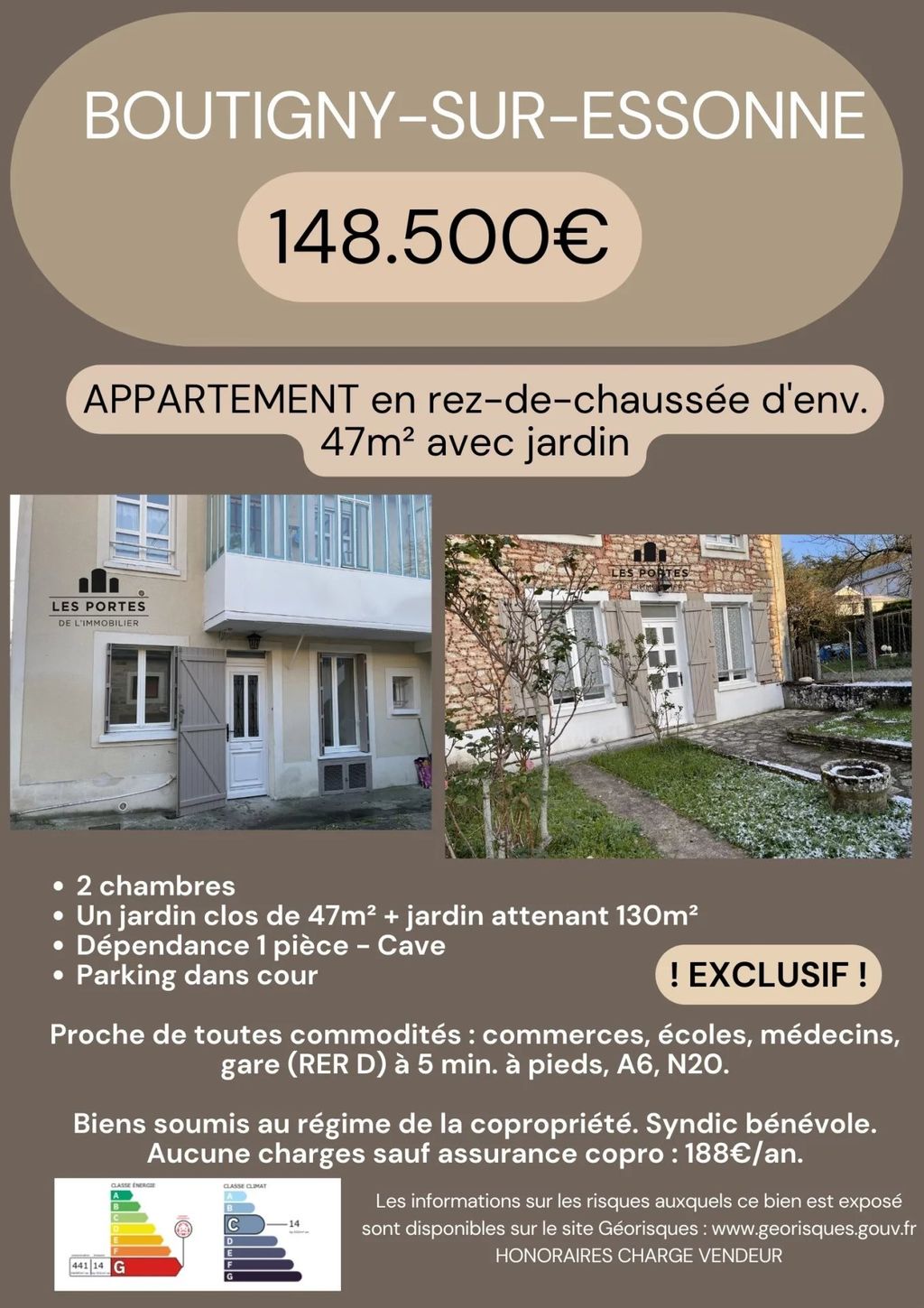 Achat appartement à vendre 3 pièces 47 m² - Boutigny-sur-Essonne