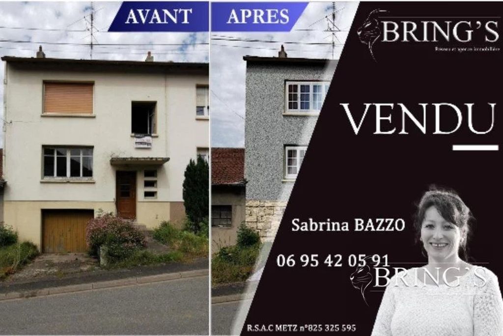 Achat maison à vendre 3 chambres 110 m² - Bouzonville