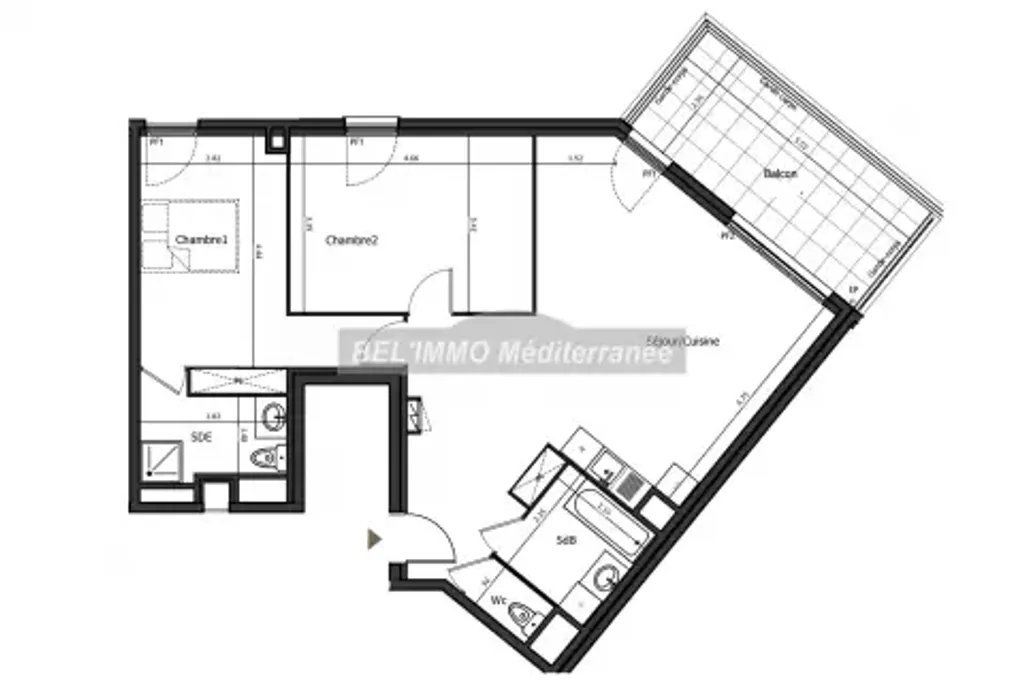 Achat appartement à vendre 4 pièces 82 m² - Cavalaire-sur-Mer