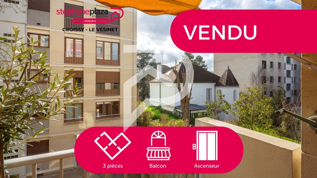 Achat appartement à vendre 3 pièces 55 m² - Le Vésinet