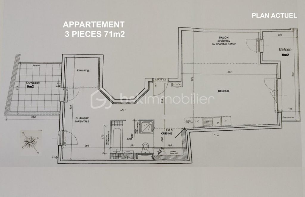 Achat appartement 3 pièce(s) Bagnolet