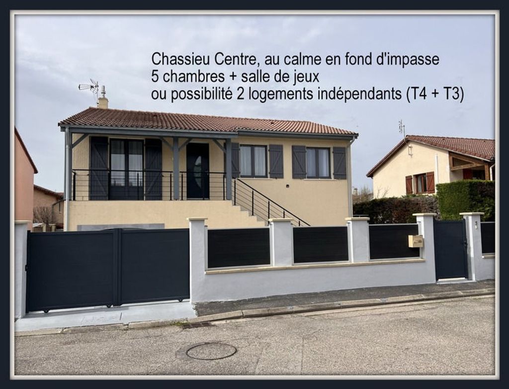 Achat maison à vendre 5 chambres 129 m² - Chassieu