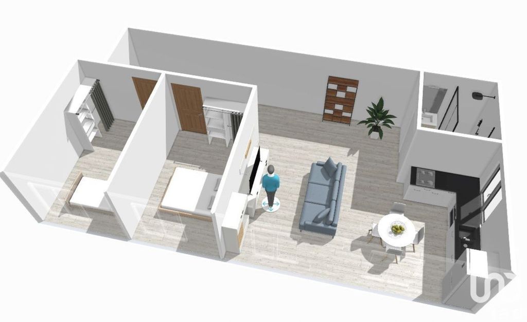 Achat appartement à vendre 3 pièces 67 m² - Sainte-Foy-l'Argentière