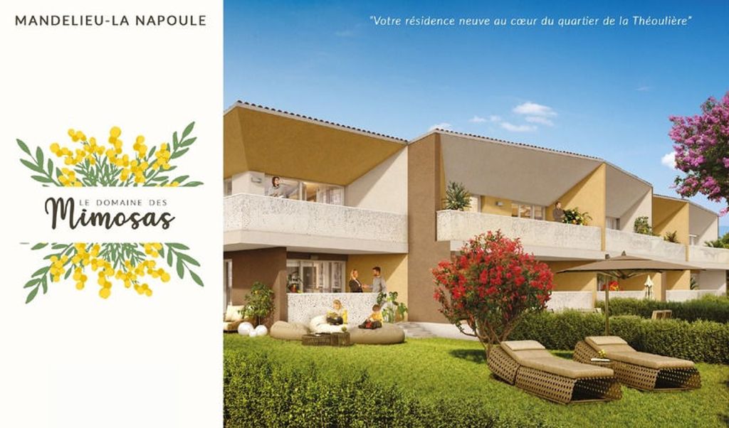 Achat appartement à vendre 2 pièces 42 m² - Mandelieu-la-Napoule