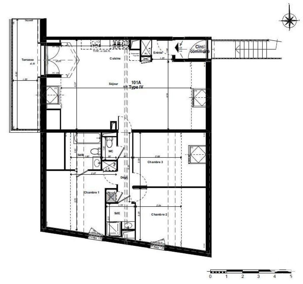 Achat appartement à vendre 4 pièces 87 m² - Fondettes