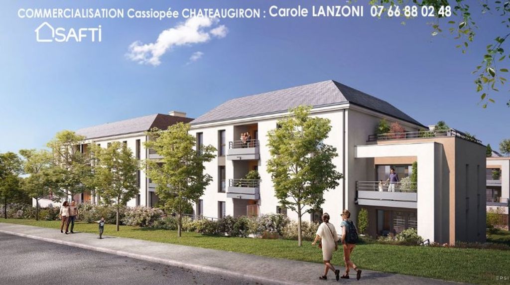 Achat appartement à vendre 4 pièces 90 m² - Châteaugiron