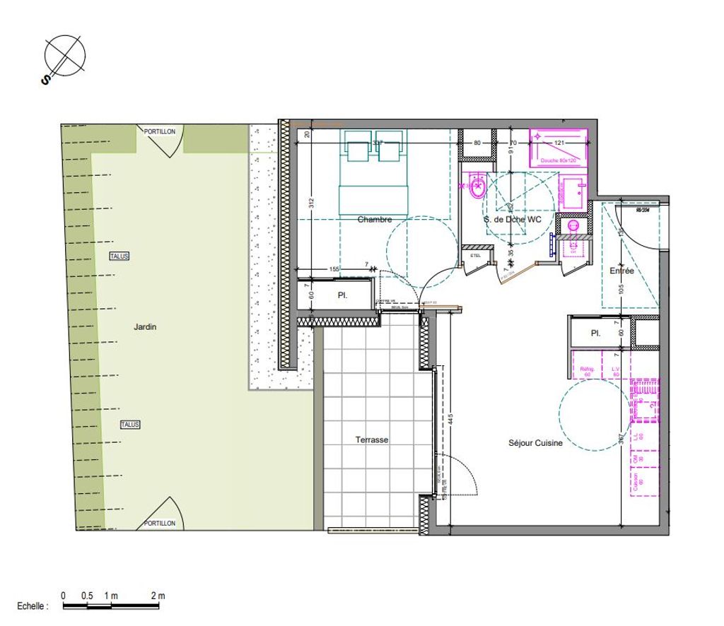 Achat appartement à vendre 2 pièces 45 m² - Thonon-les-Bains