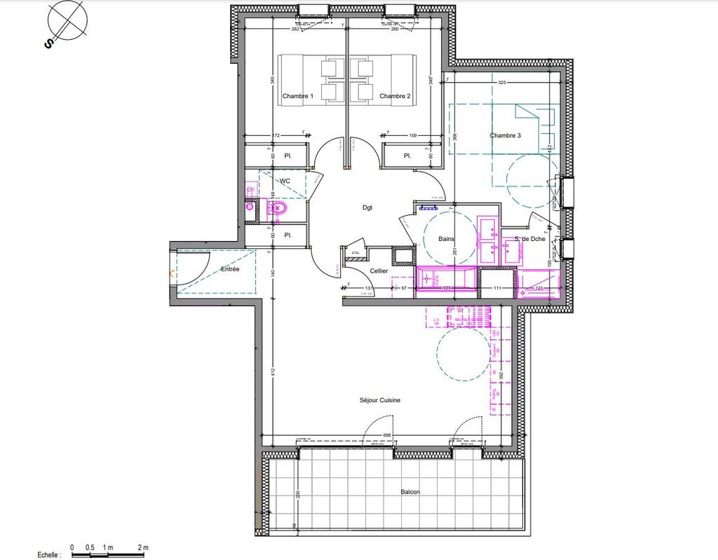 Achat appartement à vendre 4 pièces 90 m² - Thonon-les-Bains