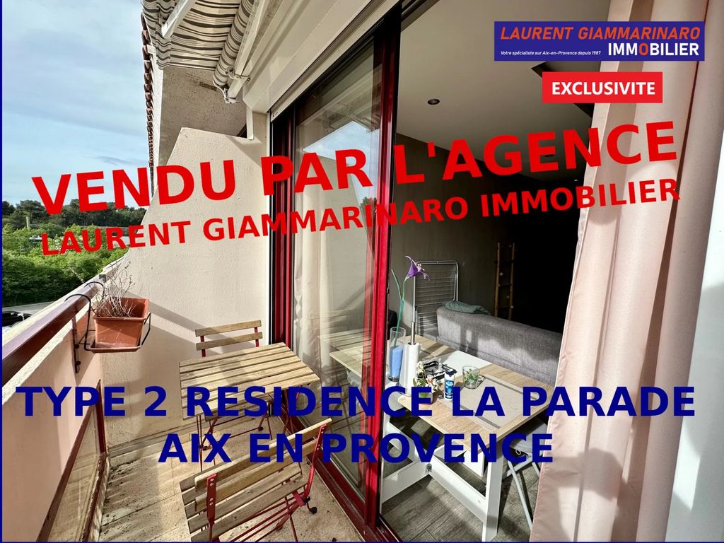 Achat appartement à vendre 2 pièces 28 m² - Aix-en-Provence