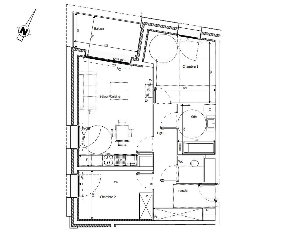 Achat maison à vendre 2 chambres 60 m² - Thonon-les-Bains