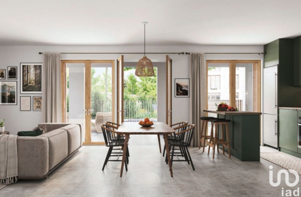 Achat appartement à vendre 3 pièces 62 m² - Bussy-Saint-Georges
