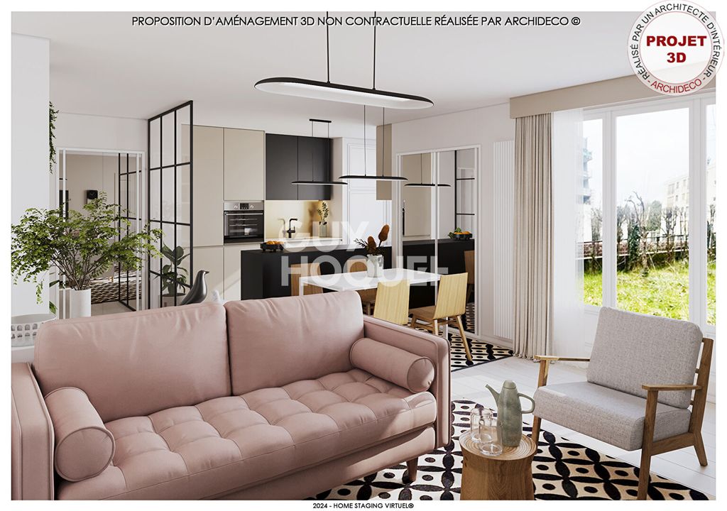 Achat appartement à vendre 2 pièces 49 m² - Chaville