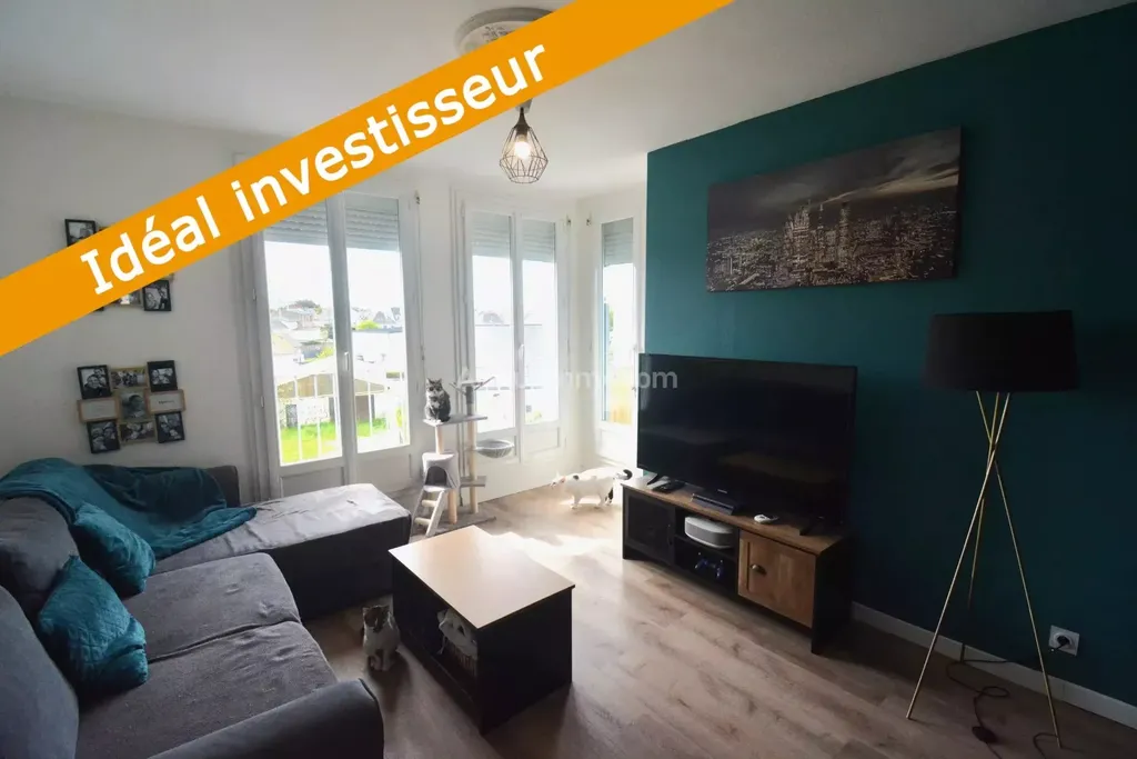 Achat appartement à vendre 4 pièces 69 m² - Saint-Brieuc