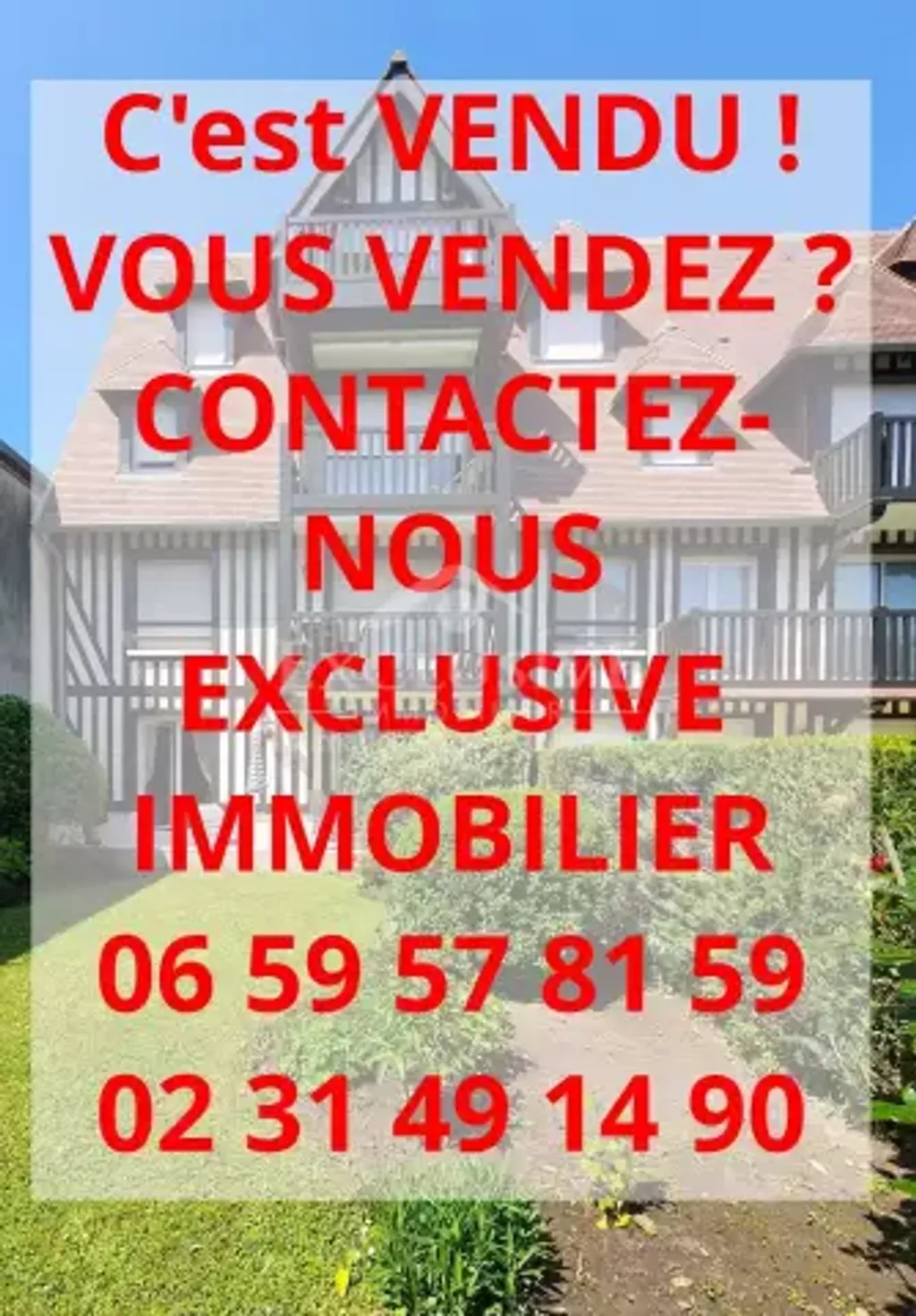 Achat appartement à vendre 4 pièces 90 m² - Deauville