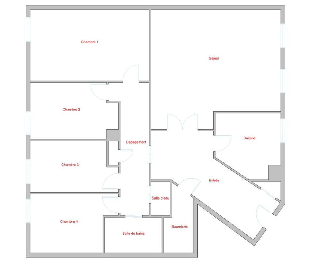 Achat appartement à vendre 5 pièces 111 m² - Puteaux