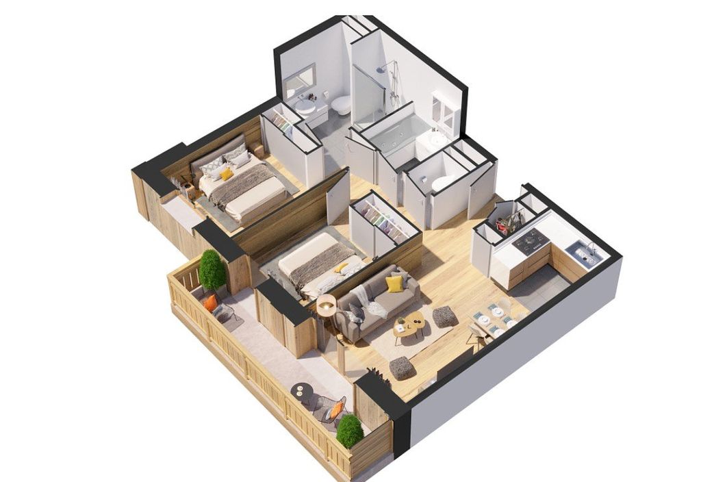 Achat appartement 3 pièces 49 m² - Les Avanchers-Valmorel