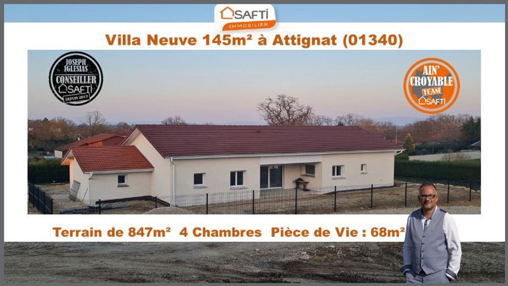 Achat maison 4 chambres 145 m² - Attignat