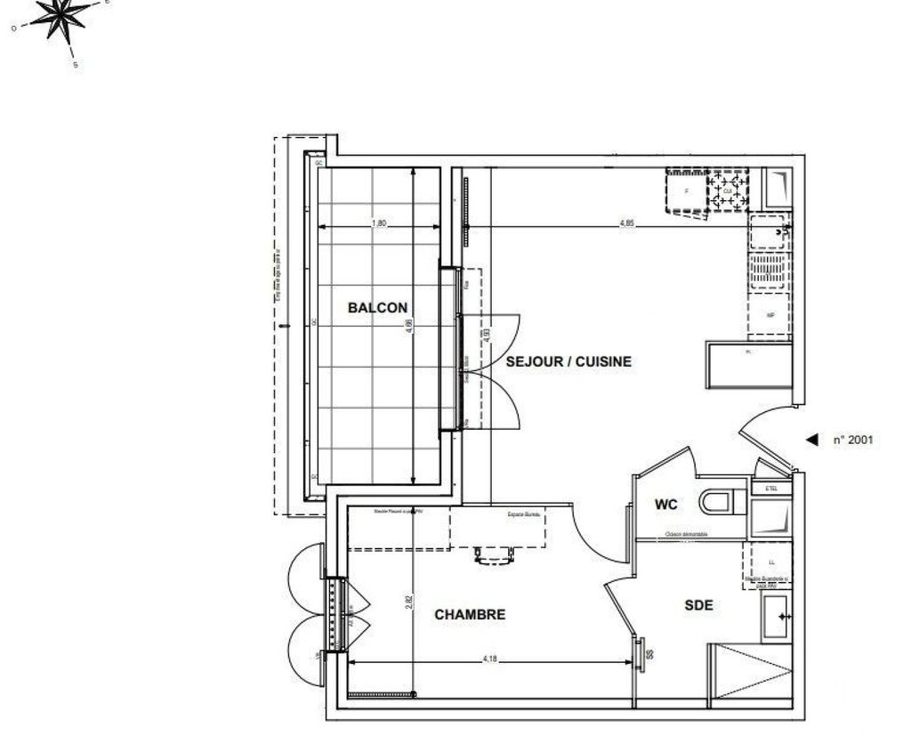 Achat appartement à vendre 2 pièces 41 m² - Cogolin