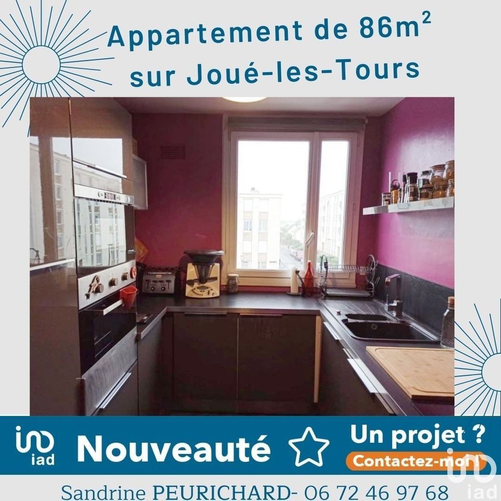 Achat appartement 4 pièces 86 m² - Joué-lès-Tours