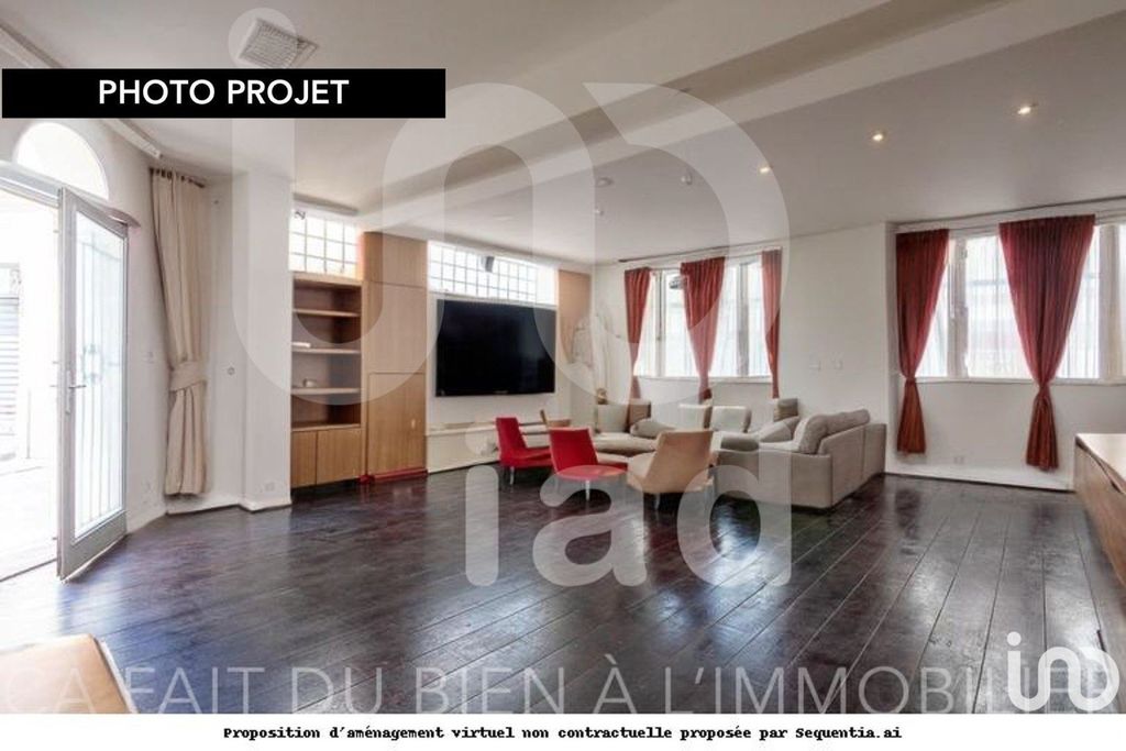 Achat duplex à vendre 4 pièces 120 m² - Paris 18ème arrondissement