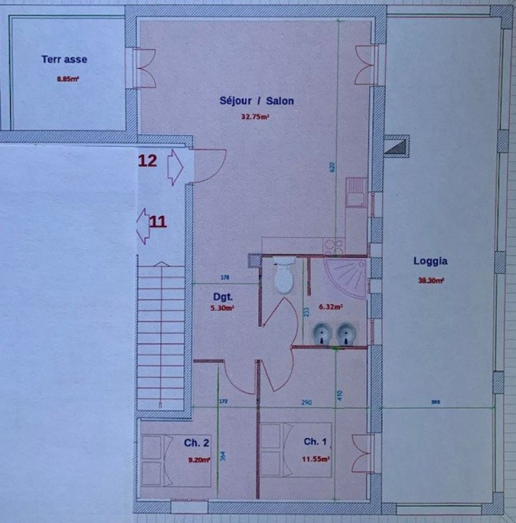 Achat appartement à vendre 3 pièces 65 m² - Mollégès